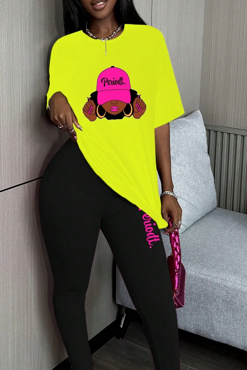Kadın 2Lİ TAKIM OVERSİZE Trend T-shirt Şort Model 5082