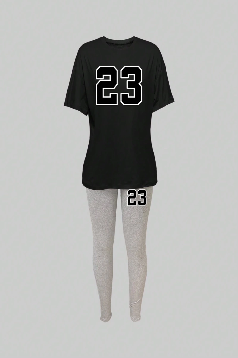Kadın 2Lİ TAKIM OVERSİZE Trend T-shirt Şort Model 5082