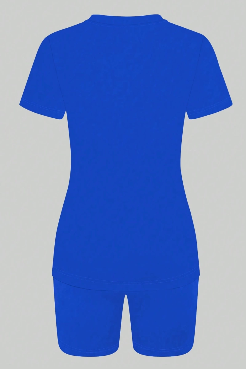 Kadın 2Lİ TAKIM OVERSİZE Trend T-shirt Şort Model 5083