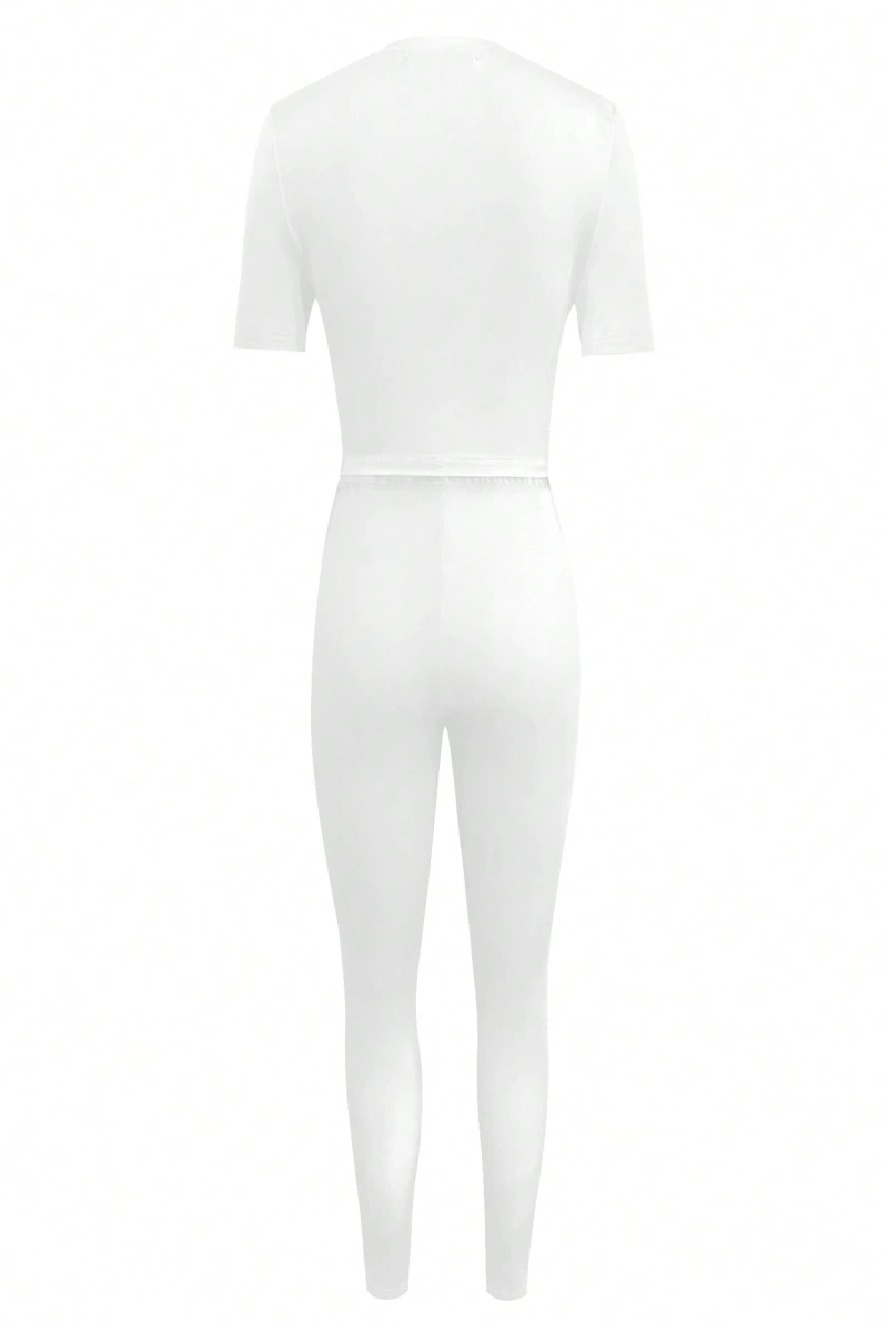 Kadın 2Lİ TAKIM OVERSİZE Trend T-shirt Şort Model 5086
