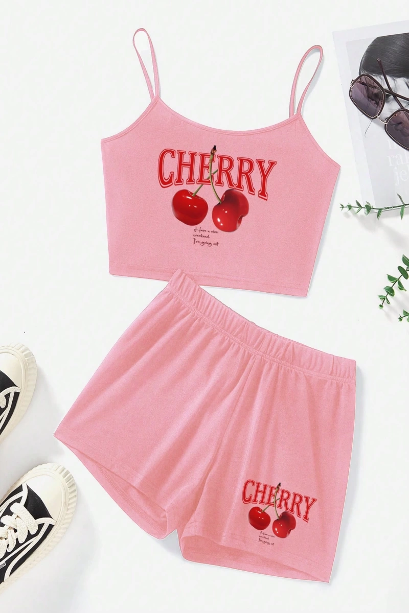 Kadın 2Lİ TAKIM OVERSİZE Trend T-shirt Şort Model 5087