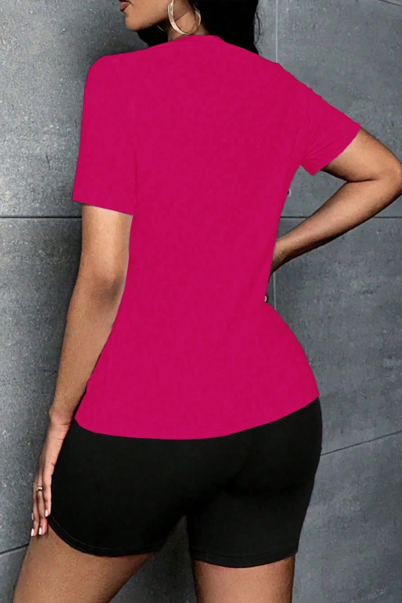 Kadın 2Lİ TAKIM OVERSİZE Trend T-shirt Şort Model 5092