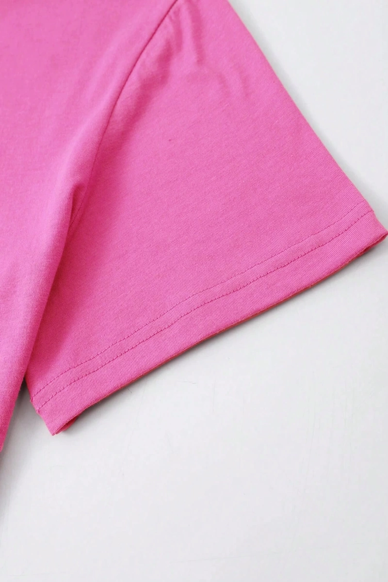 Kadın 2Lİ TAKIM OVERSİZE Trend T-shirt Şort Model 5095