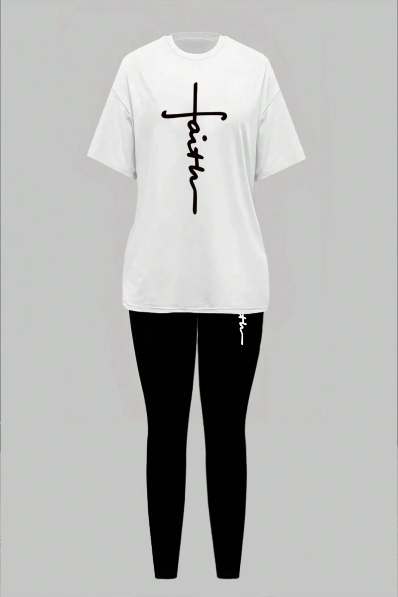 Kadın 2Lİ TAKIM OVERSİZE Trend T-shirt Şort Model 5097