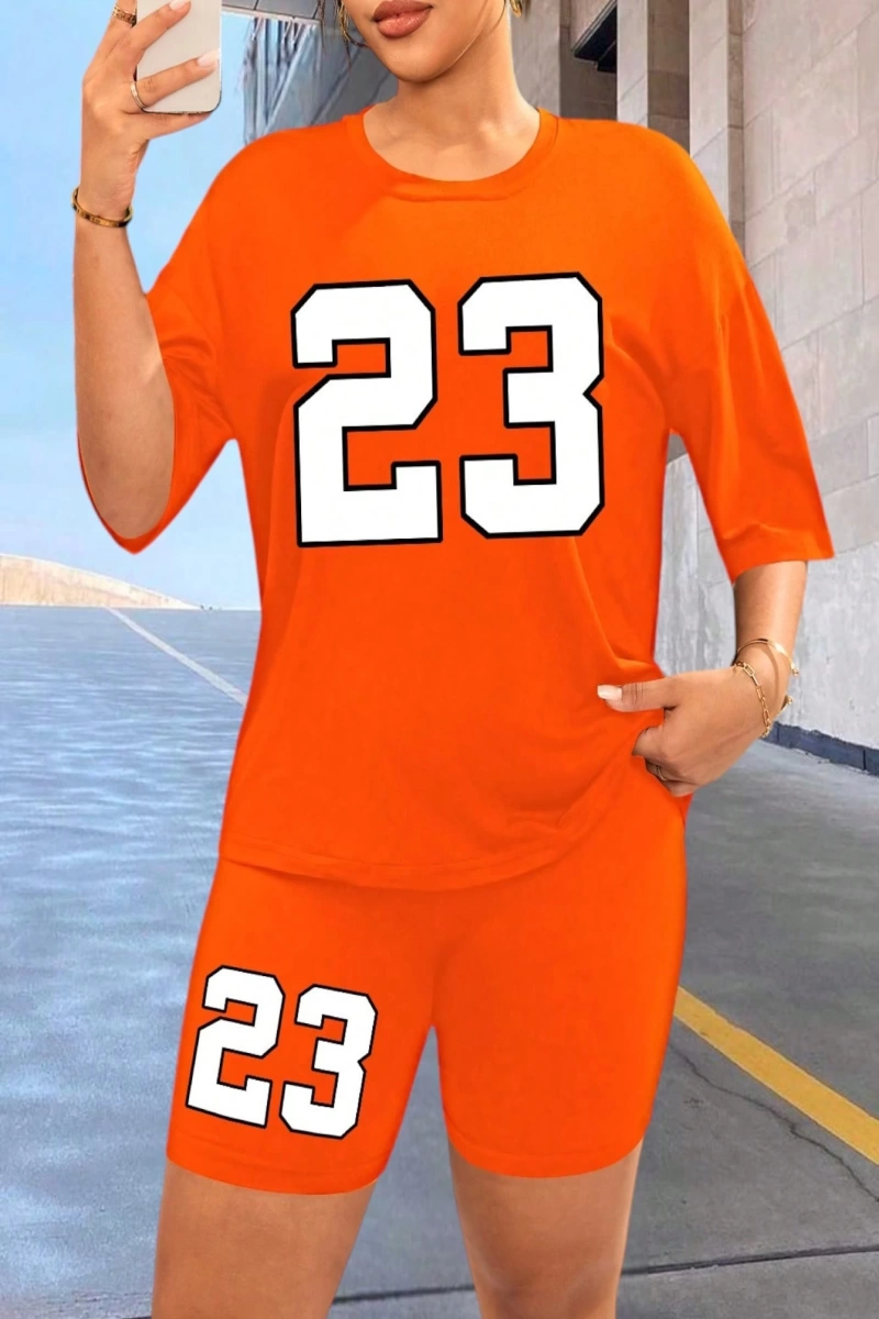 Kadın 2Lİ TAKIM OVERSİZE Trend T-shirt Şort Model 5103