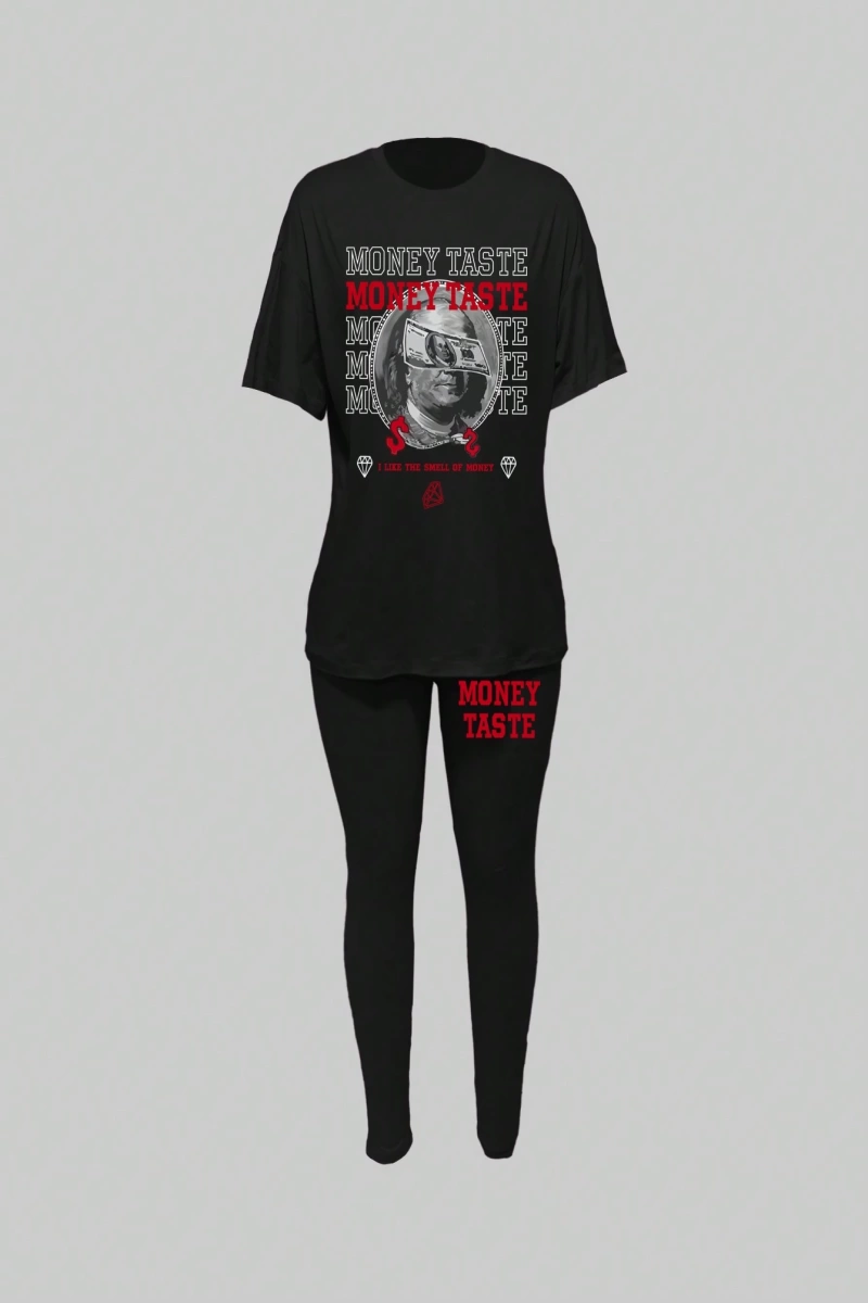 Kadın 2Lİ TAKIM OVERSİZE Trend T-shirt Şort Model 5105