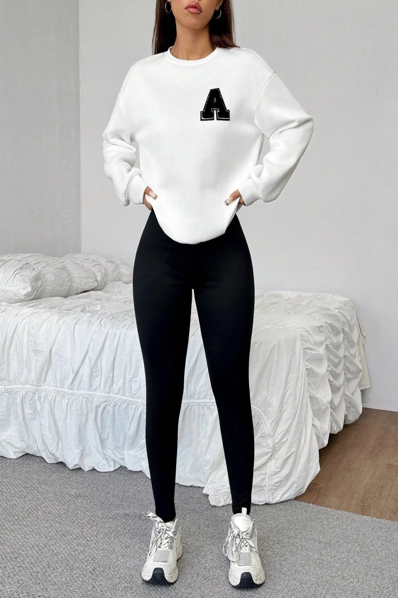 Kadın 2Lİ TAKIM OVERSİZE Trend T-shirt Şort Model 5107