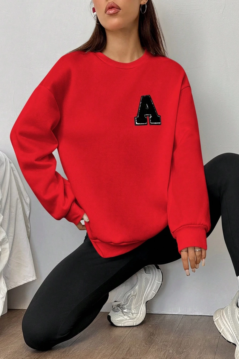 Kadın 2Lİ TAKIM OVERSİZE Trend T-shirt Şort Model 5107