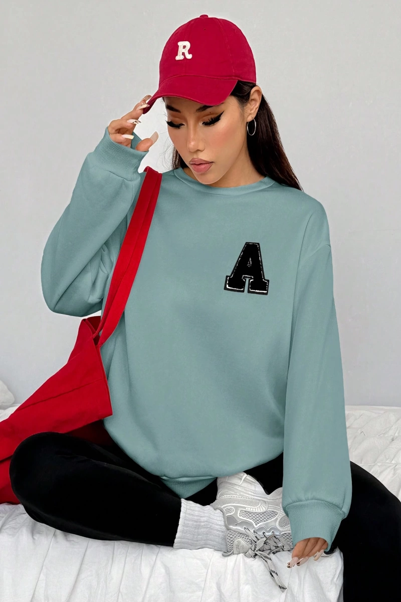 Kadın 2Lİ TAKIM OVERSİZE Trend T-shirt Şort Model 5107