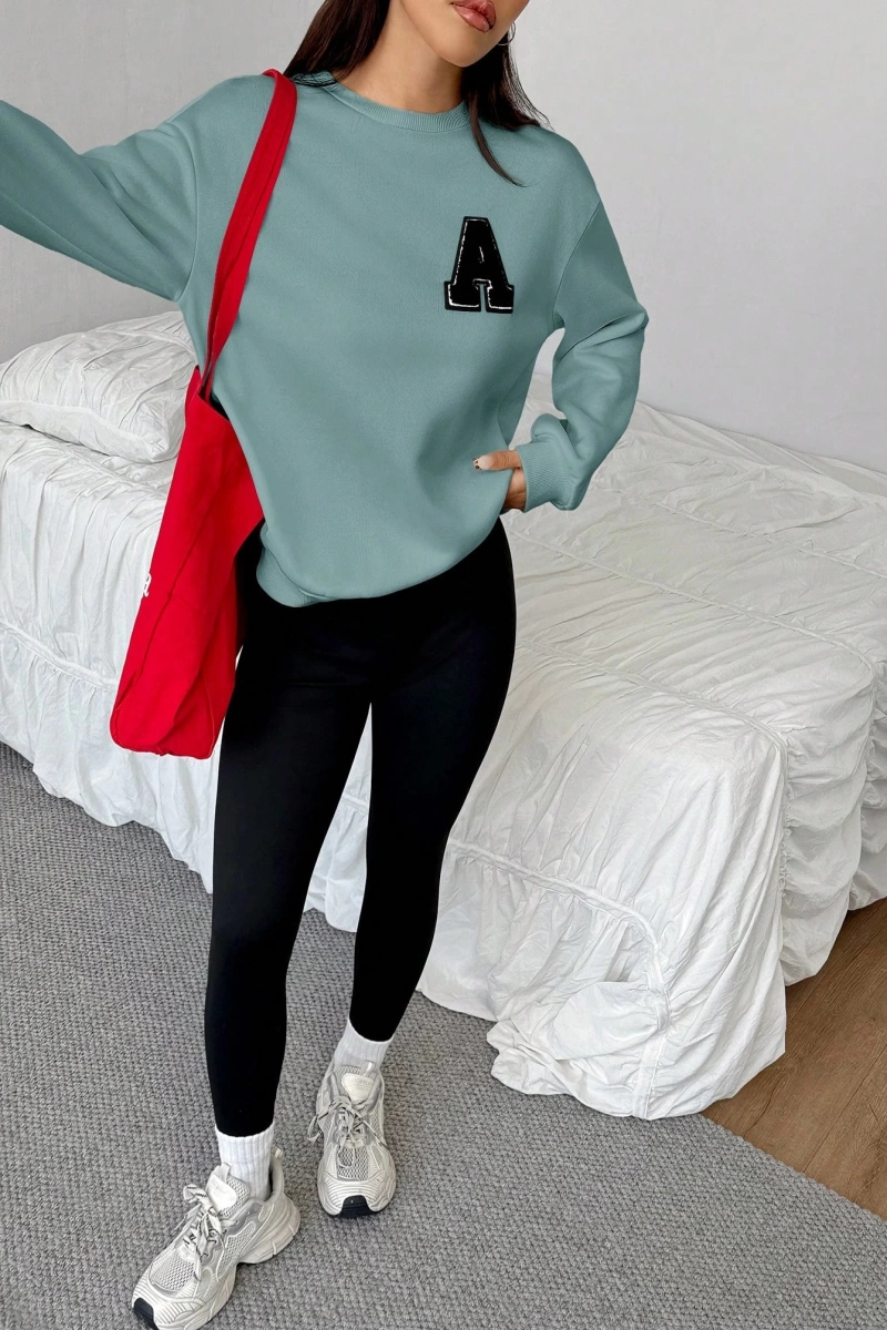 Kadın 2Lİ TAKIM OVERSİZE Trend T-shirt Şort Model 5107