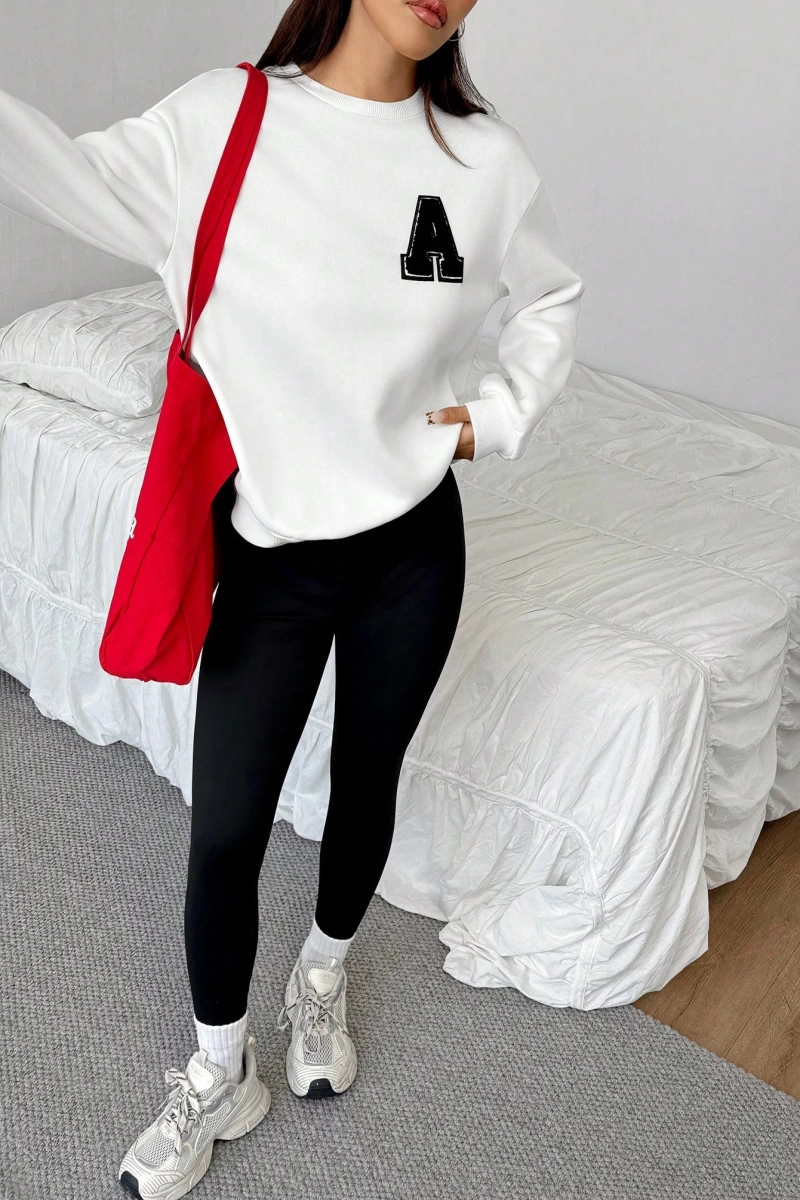 Kadın 2Lİ TAKIM OVERSİZE Trend T-shirt Şort Model 5107