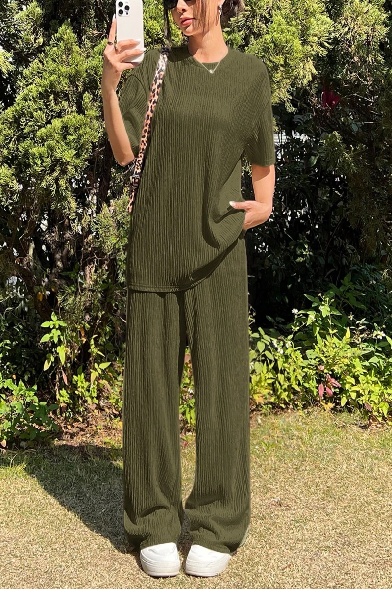 Kadın 2Lİ TAKIM OVERSİZE Trend T-shirt Şort Model 5108