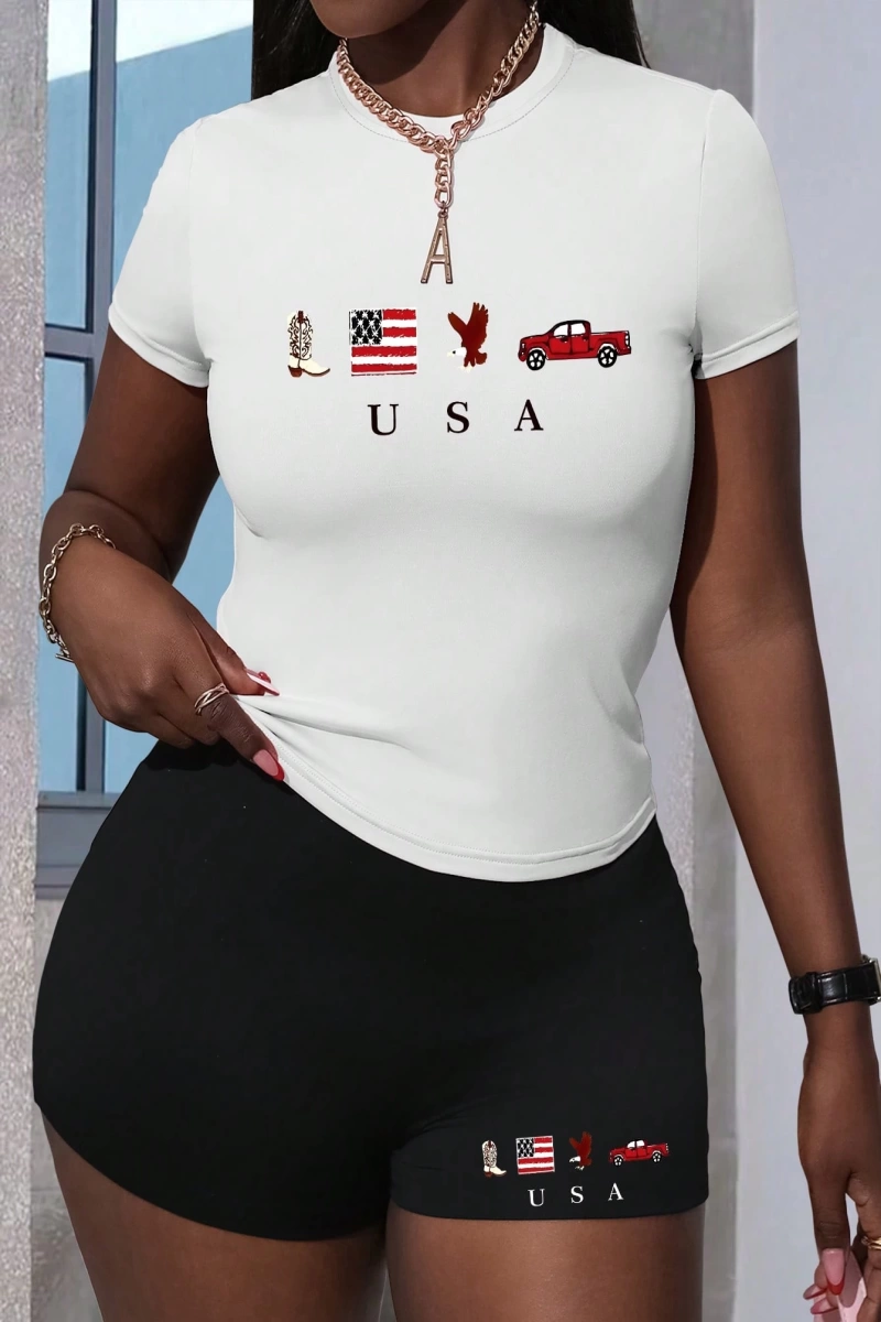 Kadın 2Lİ TAKIM OVERSİZE Trend T-shirt Şort Model 5117