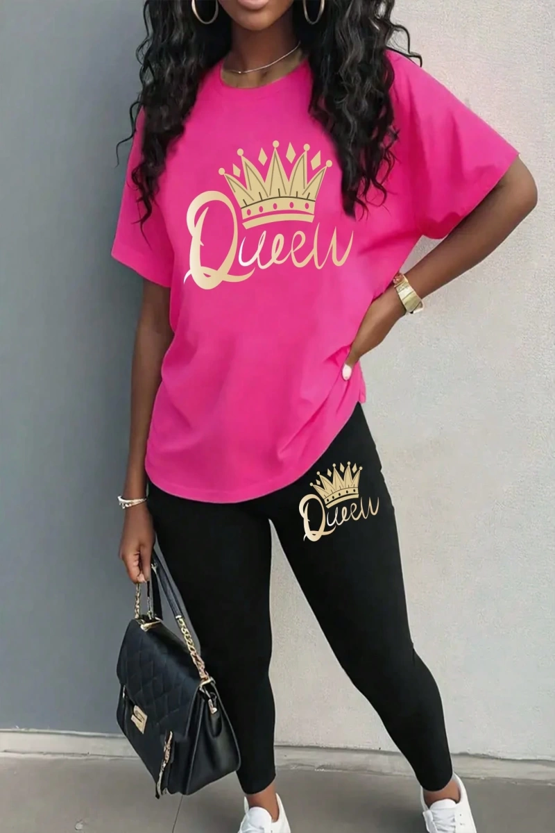 Kadın 2Lİ TAKIM OVERSİZE Trend T-shirt Şort Model 5121