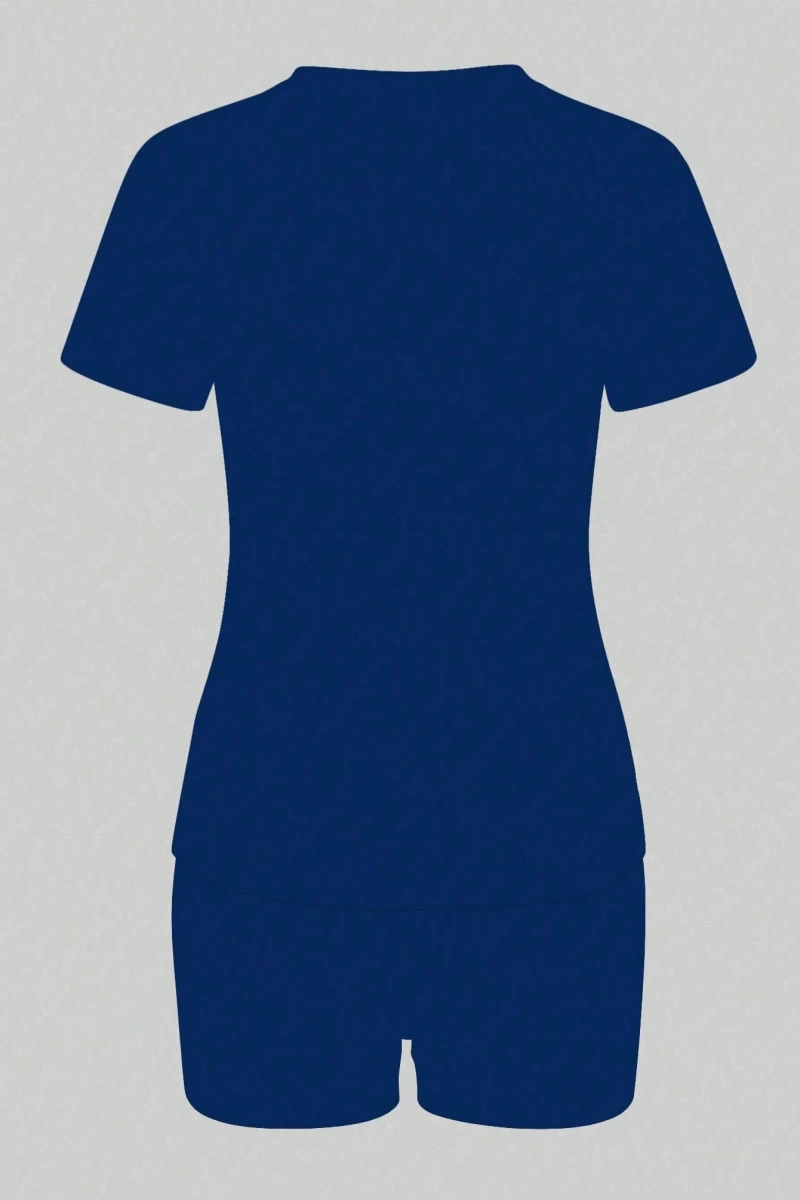 Kadın 2Lİ TAKIM OVERSİZE Trend T-shirt Şort Model 5123