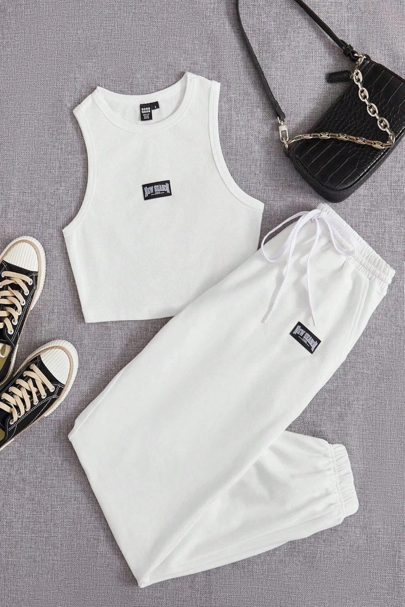 Kadın 2Lİ TAKIM OVERSİZE Trend T-shirt Şort Model 5128