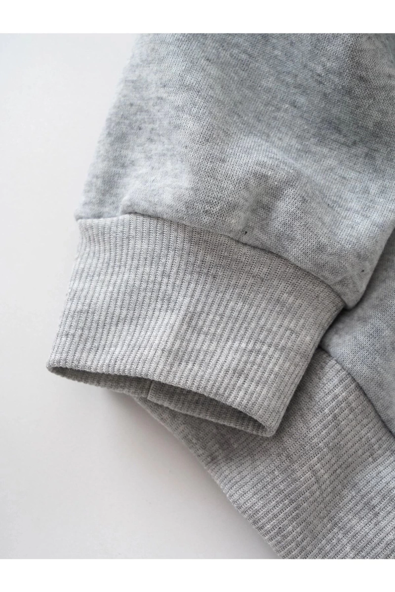 Kadın Beauty Baskılı Oversize Bisiklet Yaka Sweatshirt