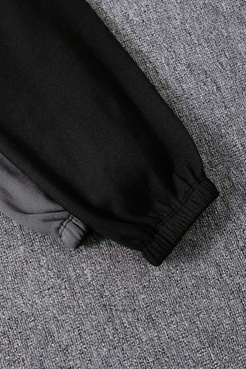 Kadın Düz Renk Ön Bağcıklı Cep Günlük Bağcıklı Spor Pantolonu