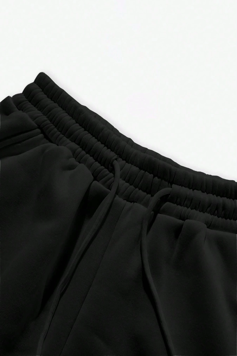 Kadın Fiyonk Desenli Eşofman Altı, Minimalist, Genç, Kampüs Stili, Moda, Rahat, Yolculuk, Spo