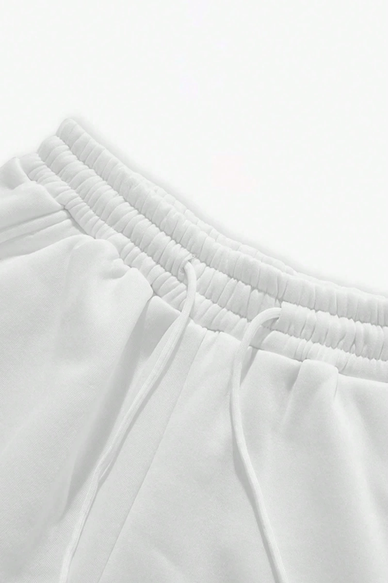 Kadın Fiyonk Desenli Eşofman Altı, Minimalist, Genç, Kampüs Stili, Moda, Rahat, Yolculuk, Spo