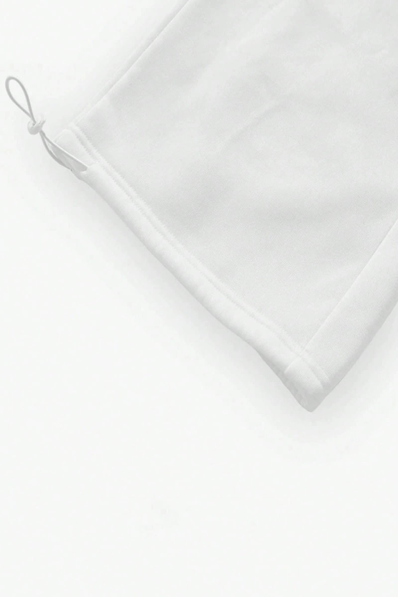 Kadın Fiyonk Desenli Eşofman Altı, Minimalist, Genç, Kampüs Stili, Moda, Rahat, Yolculuk, Spo
