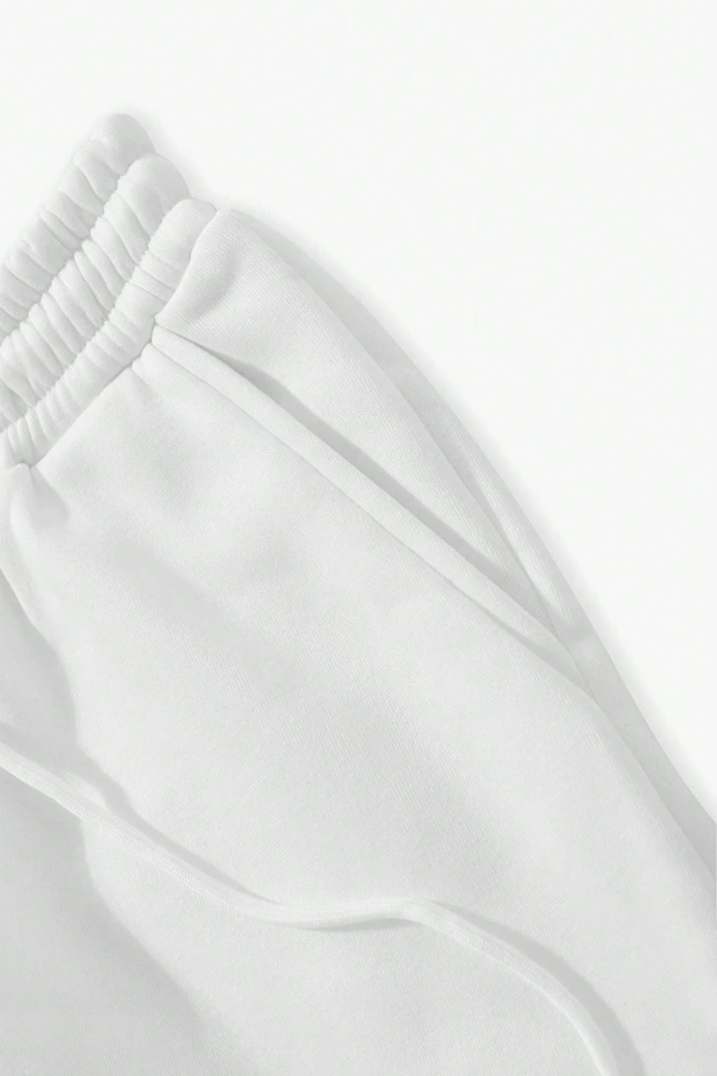 Kadın Fiyonk Desenli Eşofman Altı, Minimalist, Genç, Kampüs Stili, Moda, Rahat, Yolculuk, Spo