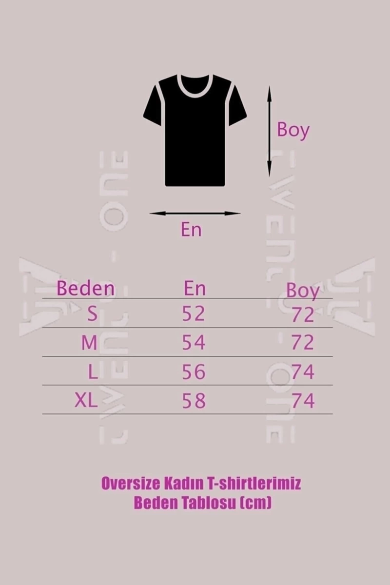 Kadın Füme Oversize Michigan Baskılı T-shirt