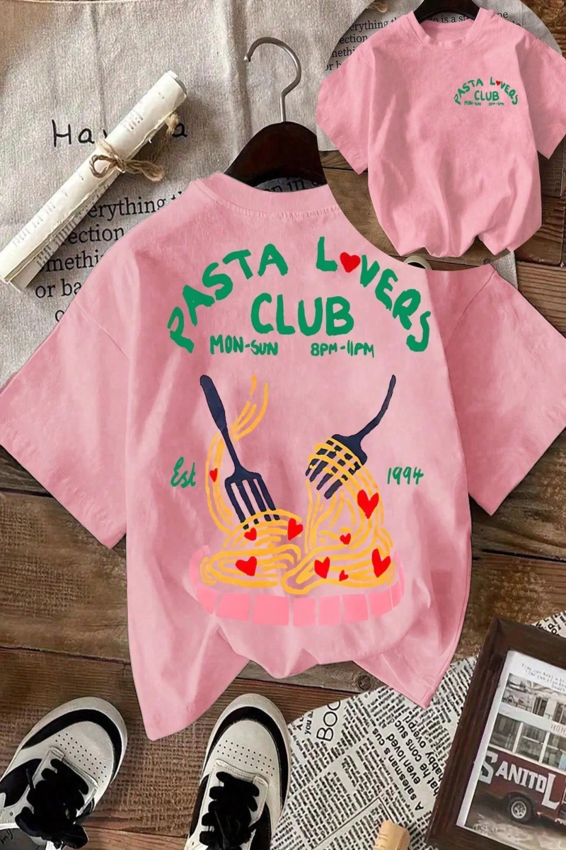 Kadın Günlük Yuvarlak Yaka Kısa Kollu Tişört Kalp Anatomisi Grafik Baskılı