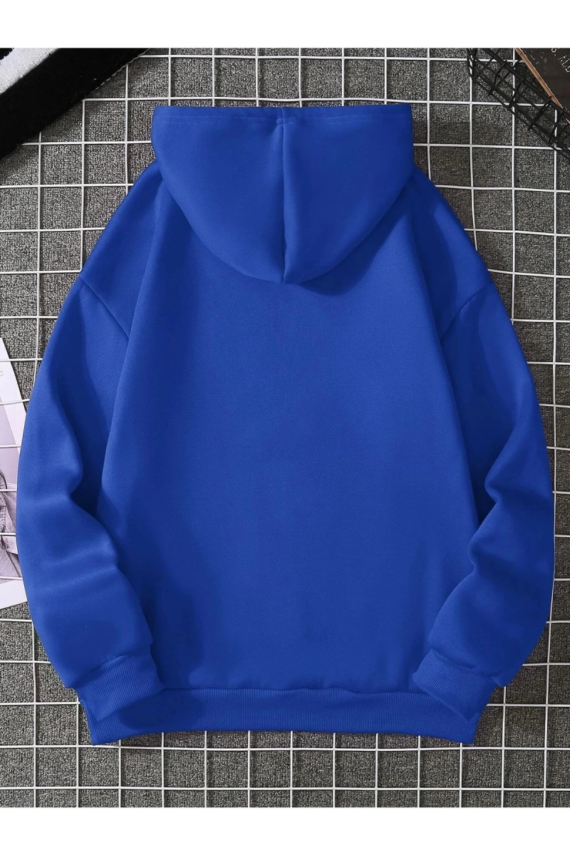 Kadın Heart Baskılı Kapüşonlu Sweatshirt