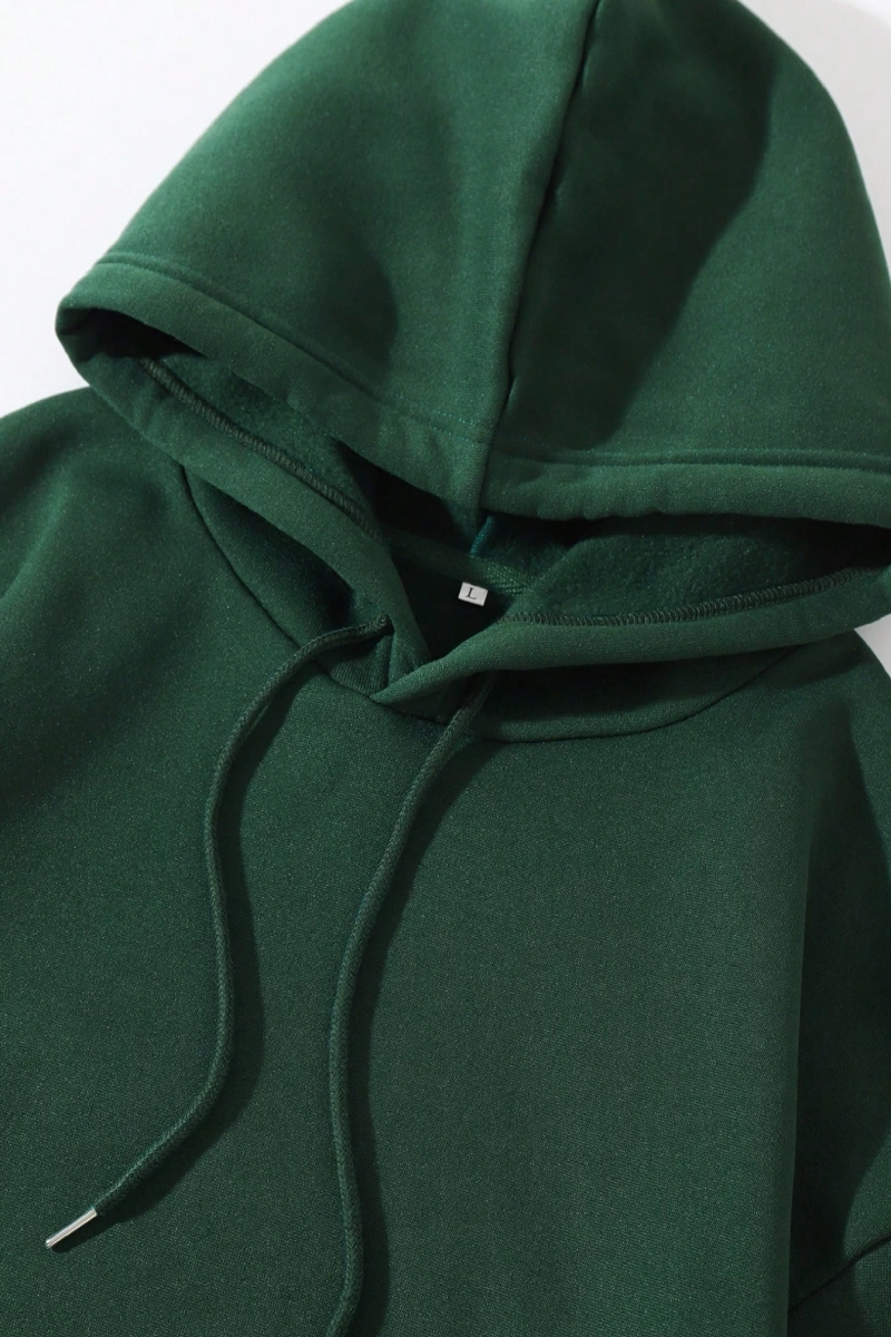 Kadın Kapşonlu Bağcıklı Sweatshirt ve Eşofman Altı Takımı