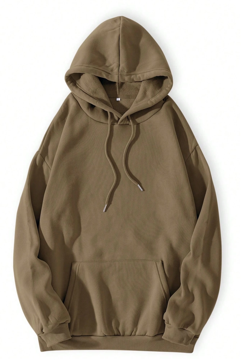 Kadın Kapşonlu Bağcıklı Sweatshirt ve Eşofman Altı Takımı