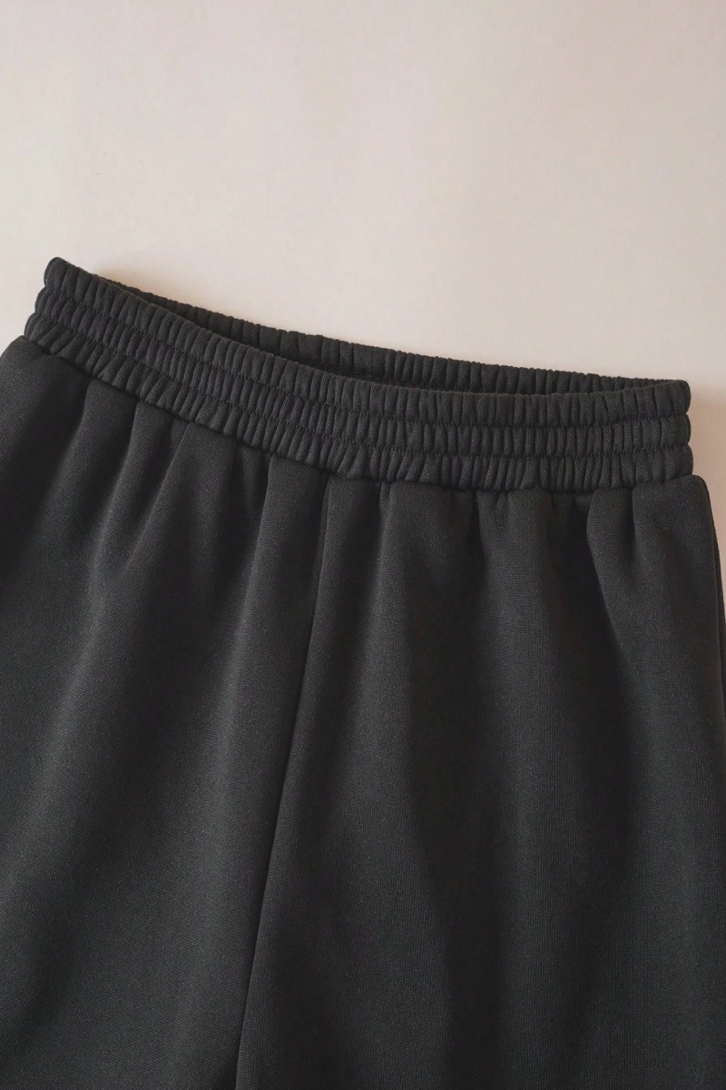 Kadın Kapşonlu Bağcıklı Sweatshirt ve Eşofman Altı Takımı