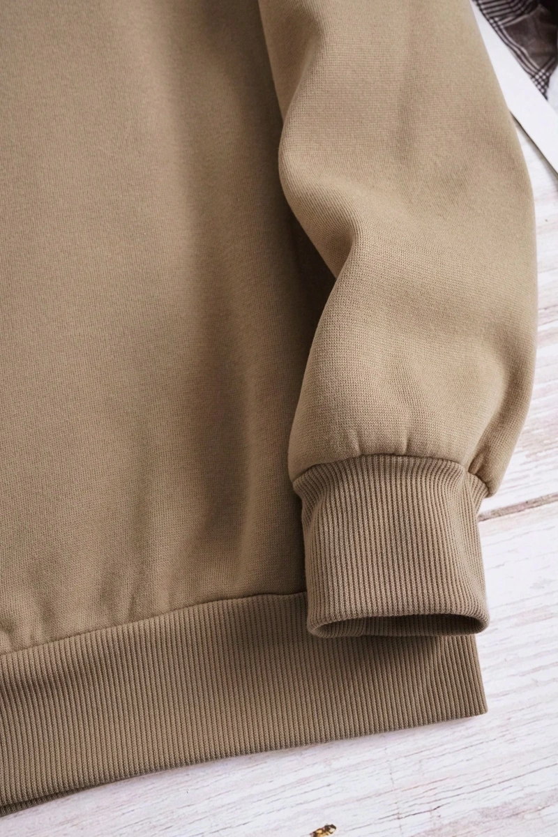 Kadın Mektup Baskılı Düşük Omuz Sweatshirt Ve Bağcıklı Bel Pantolon Takımı
