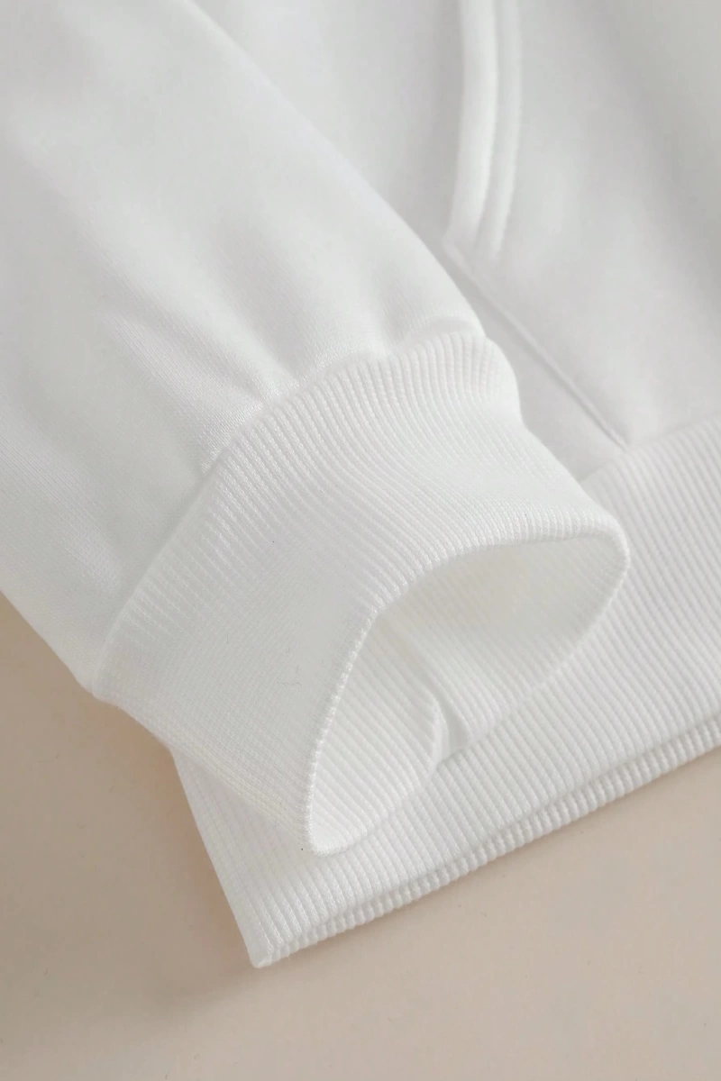 Kadın Mektup Baskılı Sweatshirt Ve Eşofman Altı İki Parça Set
