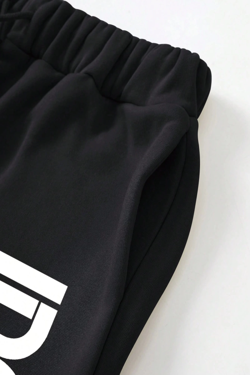 Kadın Moda Baskılı Bol Jogger Pantolon
