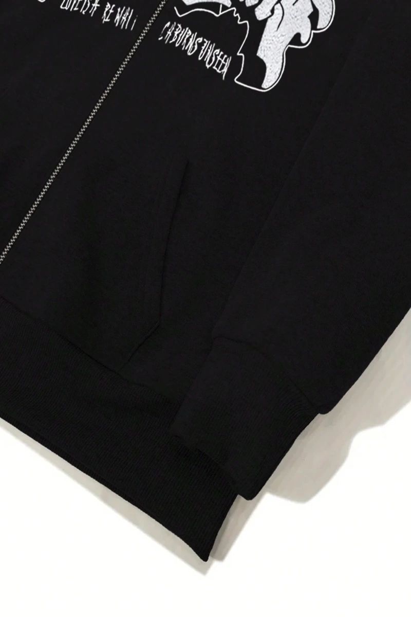 Kadın Moda Baskılı Uzun Kollu Kapşonlu, Uzun Kollu Üstler Model 5167