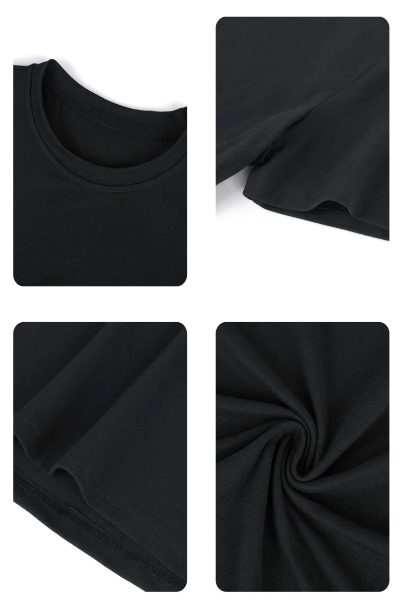 Kadın Moda Slogan Baskılı Kısa Kollu Yuvarlak Yaka Günlük Tişört