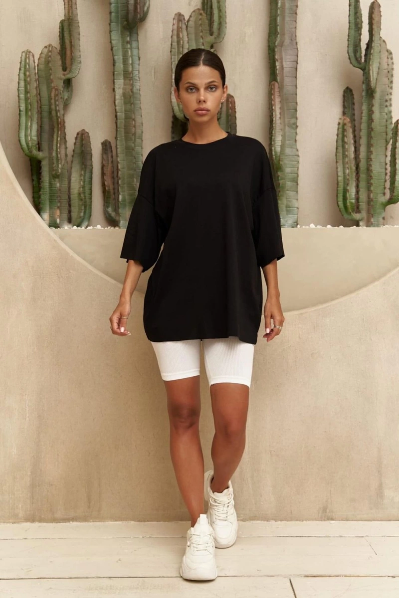 Kadın Oversize 3 İplik Penye