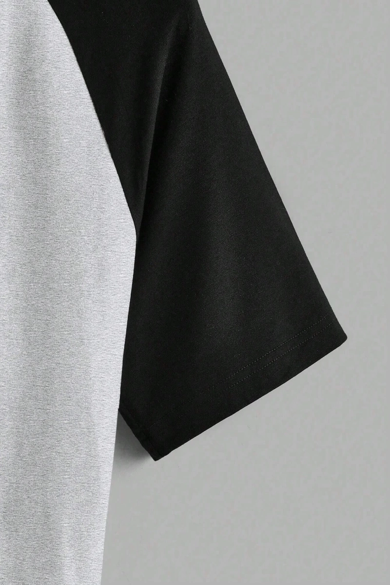Kadın Rahat Minimalist Kedi Grafik Yuvarlak Yaka Kısa Kollu Bol Kesim Tişört, Ya