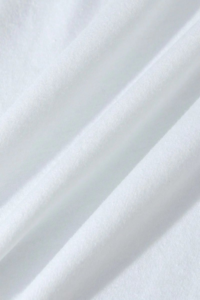 Kadın Rahat Minimalist Kedi Grafik Yuvarlak Yaka Kısa Kollu Bol Kesim Tişört, Ya