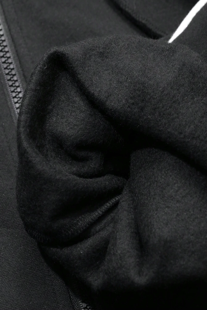 Kadın Renk Bloklu Bağcıklı Yaka Termal Astarlı Kapşonlu Sweatshirt, Uzun Kollu Üstler Model 5196