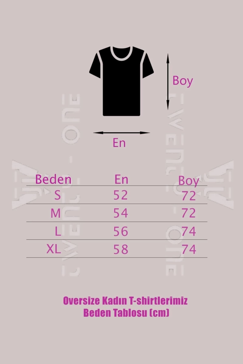Kadın Siyah Oversize T-shirt