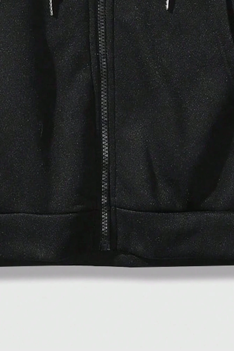Kadın Sweatshirt Ceket, Sonbahar/Kış, Fermuarlı Kapatma, Termal Astarlı, Amerikan Stili, Logo Model 5136