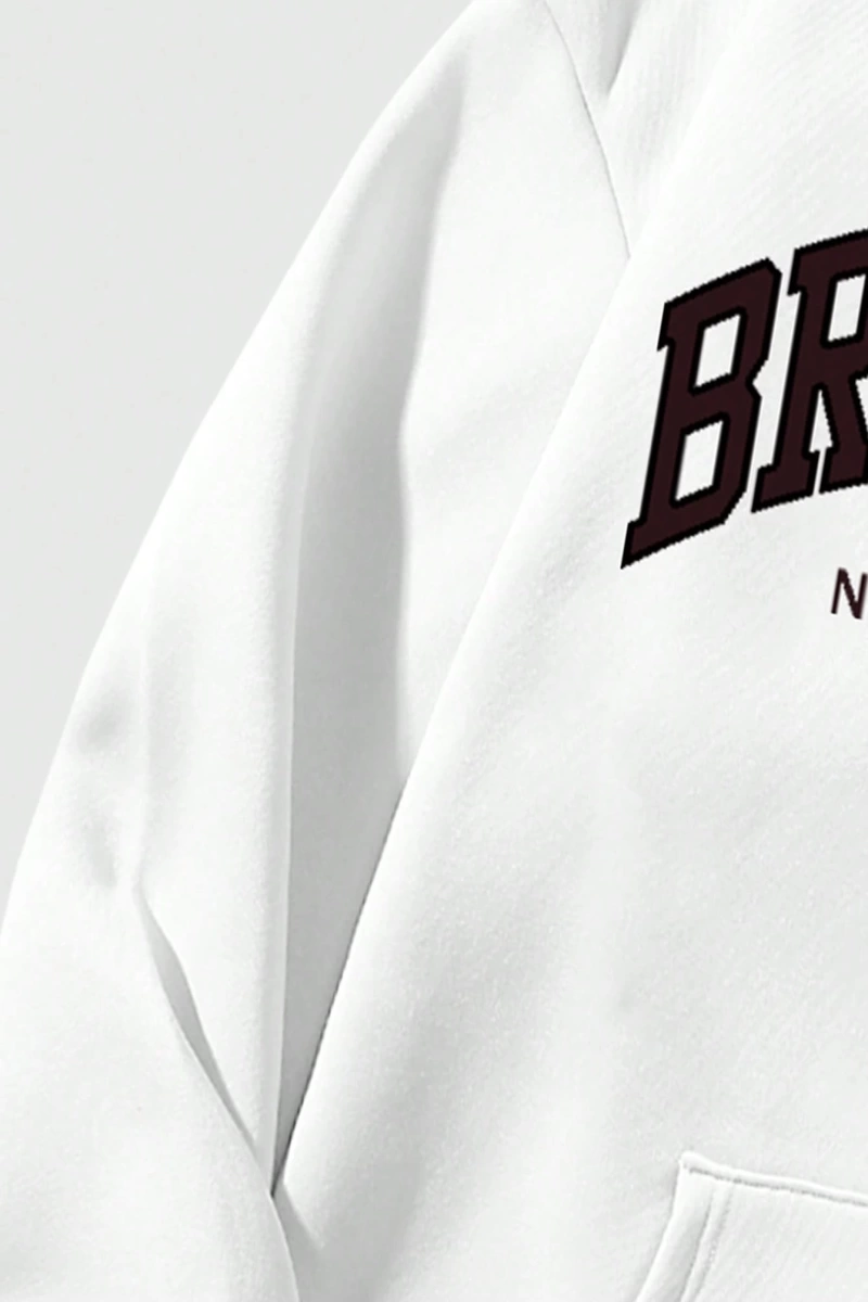 Kadın Sweatshirt Ceket, Sonbahar/Kış, Fermuarlı Kapatma, Termal Astarlı, Amerikan Stili, Logo Model 5136