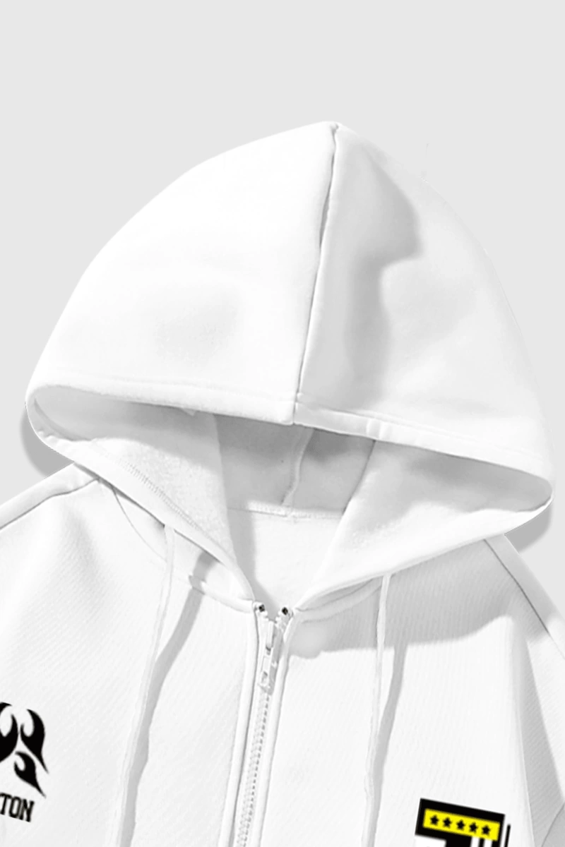 Kadın Sweatshirt Ceket, Sonbahar/Kış, Fermuarlı Kapatma, Termal Astarlı, Amerikan Stili, Logo Model 5136
