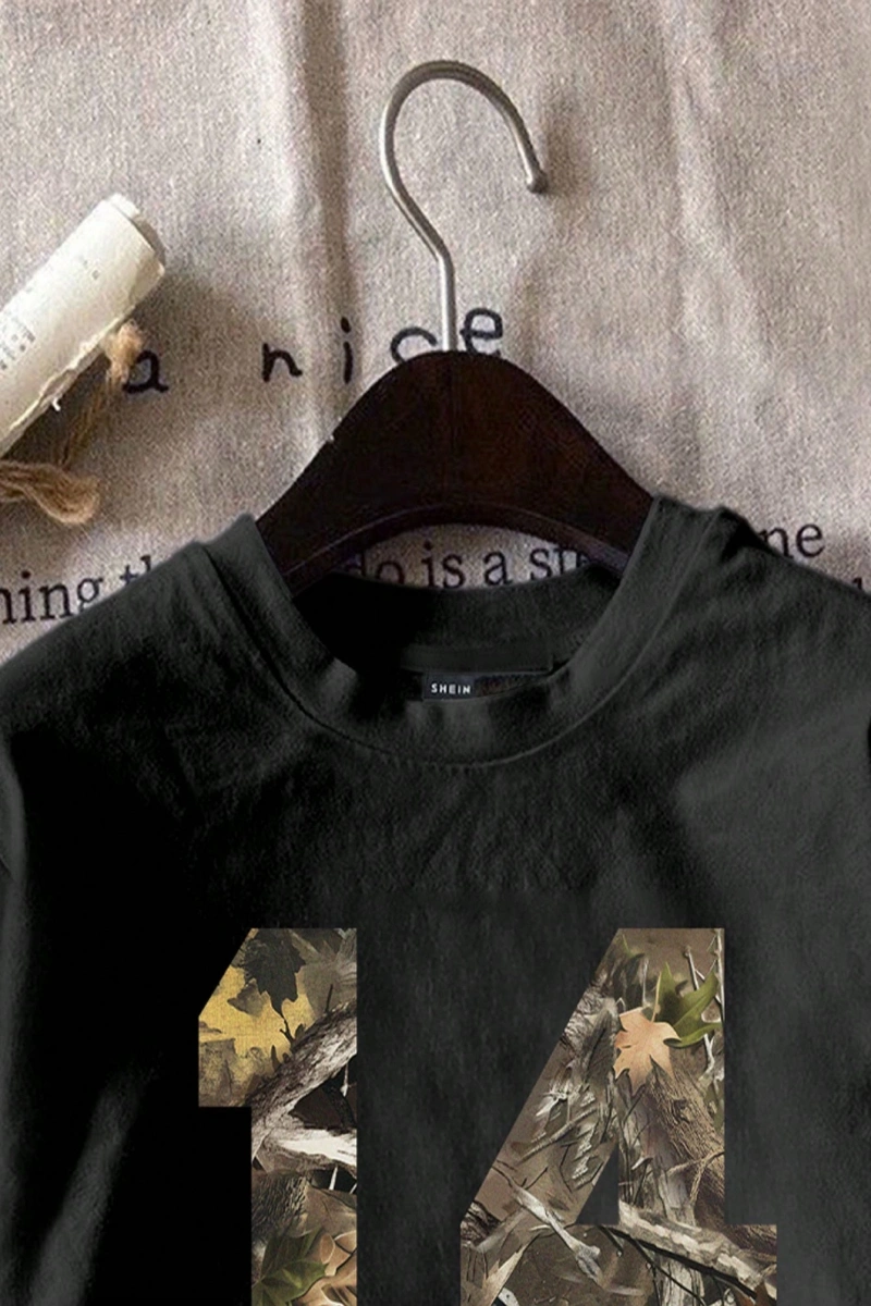 Kadın Yaz Yeni Minimalist Kiraz Ve Slogan Baskılı Rahat Tatil Stili Gevşek Ve Çok Yönlü Yuvar