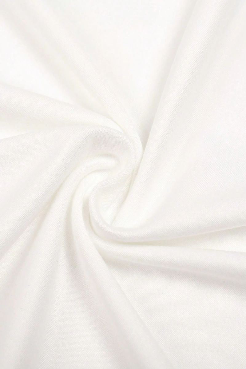 Kadınlar Günlük Mektup Baskılı Yuvarlak Yaka Tişört, Yaz İçin Moda ve Çok Yönlü