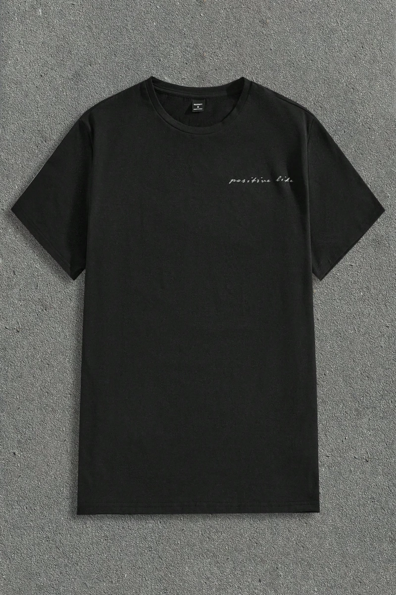 Kahve Rengi Slim Fit Örme Tişört, Minimalist ve Şık Günlük Giyim