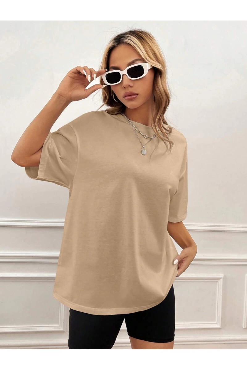 Karikatür ve Grafik tasarım Oversize T-shirt Cartoon/Letter serisi kod160