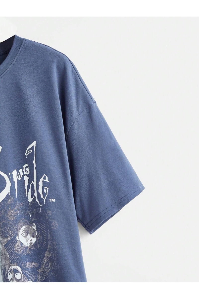 Karikatür ve Grafik tasarım Oversize T-shirt Cartoon/Letter serisi kod249